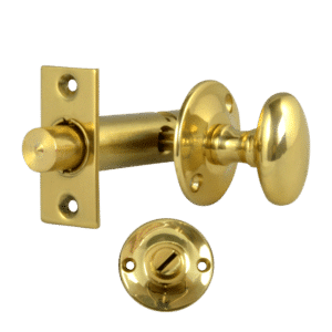 Frank Allart 526 Door Security Bolt - Turn & Release - 45mm PB Boxed