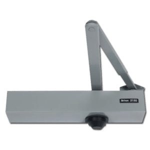 BRITON 2130 B.C Size 2-6 Overhead Door Closer With Backcheck - Silver (SES)