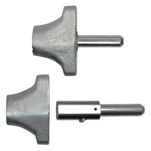 Tessi 6460 Oval Bullet Lock - 90mm (Pair) NP - KA c/w Housing