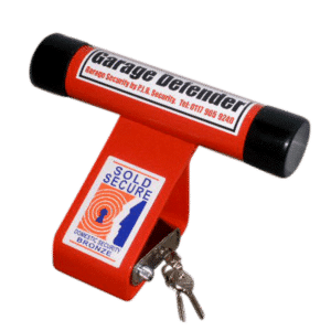 PJB 302 Garage Defender - 12mm Shackle Hole RED