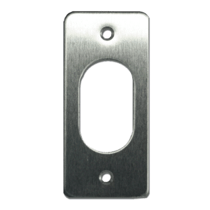 SOUBER TOOLS UE2 Slim Oval Escutcheon - SS - Screw On