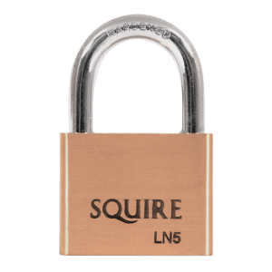 SQUIRE Lion Range Brass Open Shackle Padlocks - 50mm KD Visi