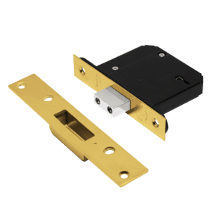 ASEC Vital BS 5 Lever Mortice Deadlock - 76mm PB