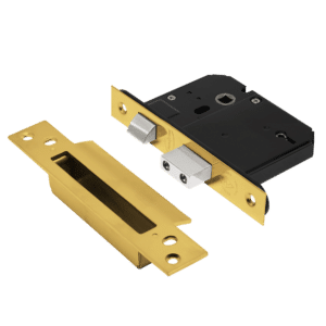 ASEC Vital BS 5 Lever Mortice Sashlock - 76mm PB