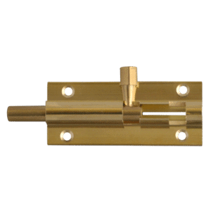 ASEC VITAL Brass 25mm Wide Straight Barrel Bolt - 63mm