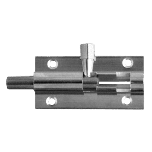 ASEC VITAL Chrome 25mm Wide Straight Barrel Bolt - 50mm