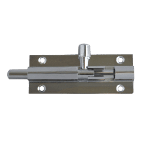 ASEC VITAL Chrome 25mm Wide Straight Barrel Bolt - 63mm