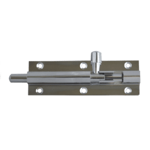 ASEC VITAL Chrome 25mm Wide Straight Barrel Bolt - 75mm