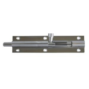 ASEC VITAL Chrome 25mm Wide Straight Barrel Bolt - 100mm