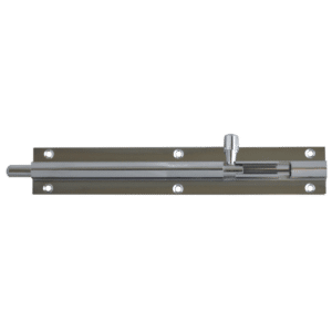 ASEC VITAL Chrome 25mm Wide Straight Barrel Bolt - 150mm